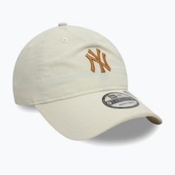 Czapka z daszkiem New Era Recycled 920 New York Yankees. Brązowe czapki z daszkiem New Era, bez wzorów. Za 119.99 zł.