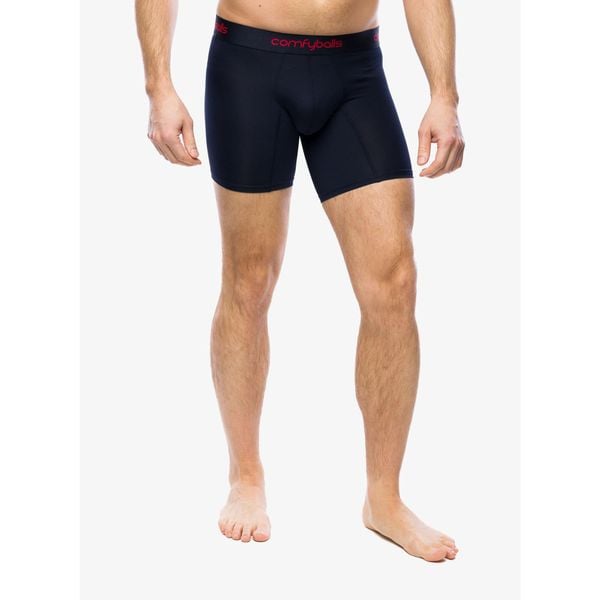 Bokserki termoaktywne Comfyballs Long Performance. Niebieskie bielizna termoaktywna COMFYBALLS, m, bez wzorów. Za 119.99 zł.
