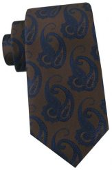 Krawat Męski - Angelo di Monti - Brąz, Paisley. Krawaty i muchy Angelo di Monti, bez wzorów, z tkaniny. Za 45.00 zł.