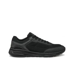 Trenerzy Geox Klaiver. Czarne buty sportowe casual Geox, bez wzorów, bez zapięcia. Za 369.99 zł.