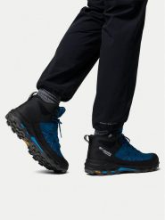 Columbia Trekkingi Peakfreak™ Titanium™ Outdry™ Mid 2165641 Niebieski. Niebieskie botki sznurowane Columbia, bez wzorów, z materiału, bez obcasa, bez zapięcia. Za 699.99 zł.