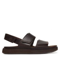 Sandały Timberland. Brązowe sandały Timberland, bez zapięcia. Za 499.99 zł.