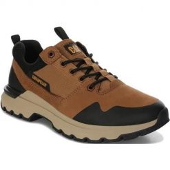 Buty do chodzenia męskie Caterpillar Colorado. Brązowe buty sportowe casual CATerpillar, bez wzorów, z materiału, bez zapięcia. Za 613.00 zł.