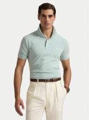 Polo Ralph Lauren Polo 710963494005 Zielony Custom Slim Fit. Zielone koszulki polo Polo Ralph Lauren, l, bez wzorów, z bawełny, bez kołnierzyka, bez ramiączek. Za 409.99 zł.