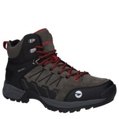 Buty trekkingowe męskie Hi-Tec V-lite Orion Mid Wp. Szare buty turystyczne Hi-tec, bez wzorów, z materiału, bez zapięcia, trekkingowe. Za 579.00 zł.