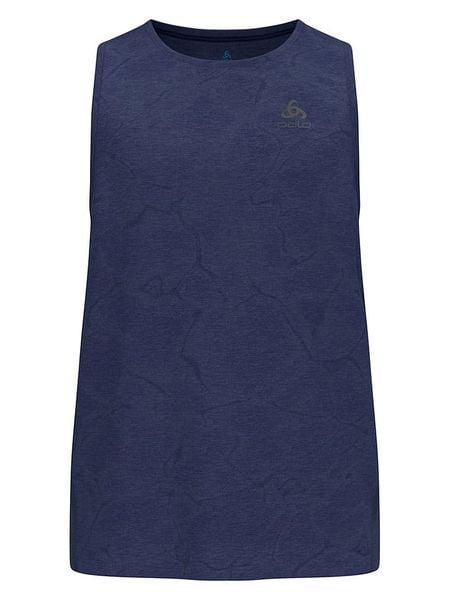Odlo Top "Zeroweight Engineered Chill" w kolorze granatowym do biegania rozmiar: XL. Niebieskie t-shirty sportowe ODLO, bez wzorów, bez ramiączek, do biegania. Za 173.99 zł.