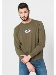 Diesel Clothes Bluza w kolorze khaki rozmiar: S. Brązowe bluzy Diesel Clothes, s, bez wzorów, z bawełny, bez kaptura. Za 110.55 zł.