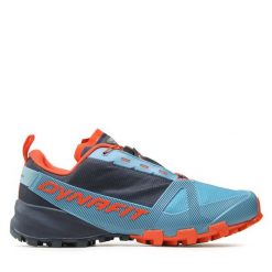 Trekkingi Dynafit. Niebieskie buty trekkingowe Dynafit, bez wzorów, bez zapięcia. Za 479.99 zł.