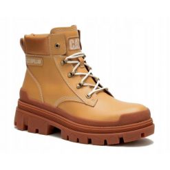 Buty dla mężczyzn Caterpillar COLORADO HARDWEAR. Brązowe buty trekkingowe CATerpillar, bez wzorów, bez zapięcia, trekkingowe. Za 479.99 zł.
