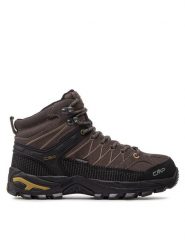 CMP Trekkingi Rigel Mid Trekking Shoe Wp 3Q12947 Brązowy. Brązowe botki sznurowane CMP, bez wzorów, ze skóry, bez obcasa, bez zapięcia. Za 499.99 zł.