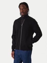 Calvin Klein Kardigan LV040EM324 Czarny Regular Fit. Czarne swetry rozpinane CALVIN KLEIN, m, bez wzorów, z wiskozy, bez kołnierzyka, bez ramiączek. Za 759.99 zł.