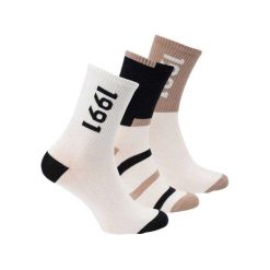 Skarpety Unisex Dla Dorosłych Ignini (zestaw 3 Sztuk). Czarne skarpety IGUANA, bez wzorów, z bawełny. Za 45.85 zł.