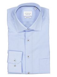 Eterna Koszula - Modern fit - w kolorze błękitnym rozmiar: 42. Niebieskie koszule Eterna, bez wzorów, z materiału, bez kołnierzyka, bez ramiączek. Za 131.12 zł.