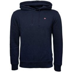 Bluza Mężczyzna NAPAPIJRI BALIS HOOD. Niebieskie bluzy Napapijri, m, bez wzorów, bez kaptura. W wyprzedaży za 290.60 zł.