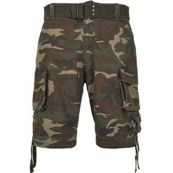 Szorty Cargo Męskie Camo Savage. Brązowe szorty BUILD YOUR BRAND, l, bez wzorów. Za 345.99 zł.