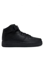 NIKE Air Force 1 '07 MID Sneakersy męskie. Czarne buty sportowe casual Nike, bez wzorów, z gumy, bez zapięcia, nike air force. Za 449.99 zł.