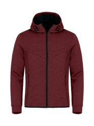 Clique Hayden kurtka z kapturem z miękkiego materiału air-layer – Burgundy. Czerwone kurtki CLIQUE, l, bez wzorów, z kapturem. Za 242.26 zł.