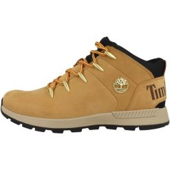 Buty trekkingowe męskie Timberland Euro Sprint Trekker. Brązowe trekkingi Timberland, bez wzorów, z gumy, bez zapięcia. Za 732.00 zł.