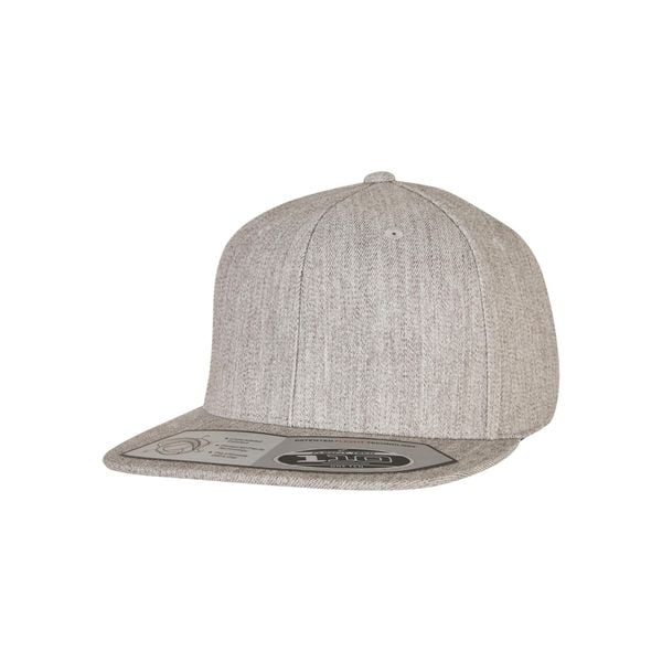 Czapka typu snapback Flexfit 110 Fitted. Szare czapki z daszkiem FLEXFIT, bez wzorów. Za 130.00 zł.