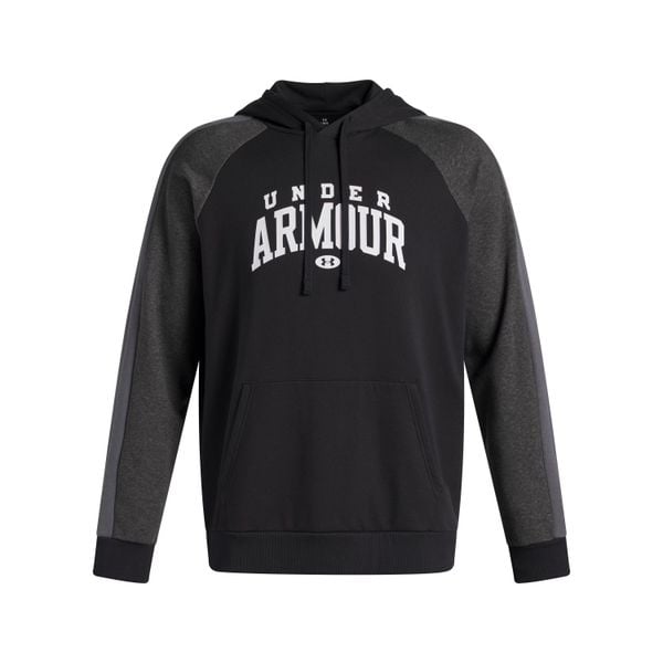 Bluza z kapturem Under Armour Rival Colorblock. Czarne bluzy z kapturem Under Armour, m, bez wzorów, z bawełny, z kapturem. Za 255.20 zł.