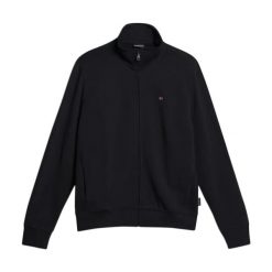 Bluza męska Napapijri Balis Fz Sum. Czarne bluzy Napapijri, m, bez wzorów, bez kaptura. Za 365.70 zł.