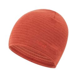 Czapka polarowa pod kask Rab Filament Beanie. Czerwone czapki zimowe RAB, bez wzorów, z polaru. Za 69.43 zł.