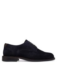 Tommy Hilfiger Półbuty Corporate Dressy FM0FM05969 Granatowy. Niebieskie eleganckie półbuty Tommy Hilfiger, bez wzorów, ze skóry, bez obcasa, bez zapięcia. Za 649.99 zł.