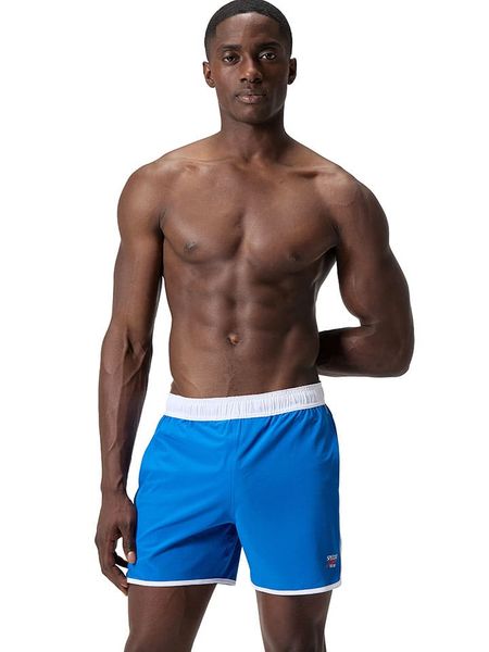 Speedo Szorty kąpielowe "Jetstream" w kolorze niebieskim rozmiar: S. Niebieskie kąpielówki Speedo, s, bez wzorów, z materiału. Za 194.95 zł.