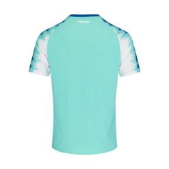 T-shirt męski TOPSPIN. Niebieskie t-shirty sportowe Head, bez wzorów, bez ramiączek. W wyprzedaży za 140.00 zł.