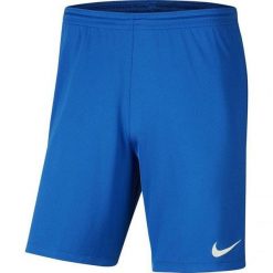 Męskie Spodenki Dry Park III. Niebieskie szorty Nike, m, bez wzorów, sportowe. Za 102.99 zł.