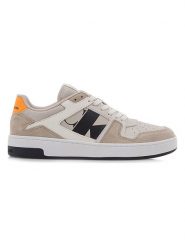 CALVIN KLEIN JEANS Skórzane sneakersy w kolorze beżowo-biało-czarnym rozmiar: 40. Białe buty sportowe casual Calvin Klein Jeans, bez wzorów, z jeansu, bez zapięcia. Za 228.92 zł.