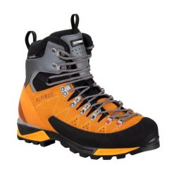 Buty trekkingowe wysokogórskie męskie Alpinus The Ridge High Pro. Brązowe buty trekkingowe Alpinus, bez wzorów, bez zapięcia. Za 999.00 zł.