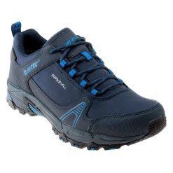 Męskie Wodoodporne Niskie Buty Do Chodzenia Hapiter. Niebieskie buty turystyczne Hi-tec, bez wzorów, z gumy, bez zapięcia, trekkingowe. Za 312.99 zł.