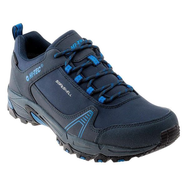 Męskie Wodoodporne Niskie Buty Do Chodzenia Hapiter. Niebieskie buty turystyczne Hi-tec, bez wzorów, z gumy, bez zapięcia, trekkingowe. Za 312.99 zł.