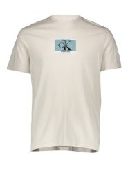 Calvin Klein Koszulka w kolorze beżowym rozmiar: S. Brązowe bezrękawniki CALVIN KLEIN, s, bez wzorów, z bawełny, bez kołnierzyka, bez ramiączek. Za 85.95 zł.