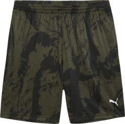 Spodenki treningowe męskie Puma Train All Day AOP. Czarne krótkie spodenki sportowe Puma, m, bez wzorów, z dzianiny. Za 141.99 zł.