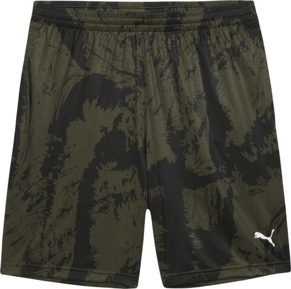 Spodenki treningowe męskie Puma Train All Day AOP. Czarne krótkie spodenki sportowe Puma, m, bez wzorów, z dzianiny. Za 141.99 zł.