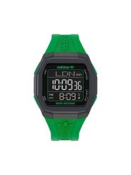 Adidas Zegarek Tech One AOST24566 Zielony. Zielone, cyfrowe zegarki Adidas. Za 299.99 zł.
