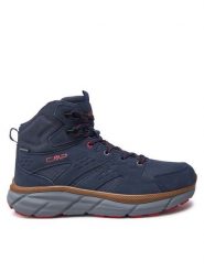 CMP Trekkingi Kamsel 3Q25977EO Granatowy. Niebieskie botki sznurowane CMP, bez wzorów, ze skóry, bez obcasa, bez zapięcia. Za 299.99 zł.