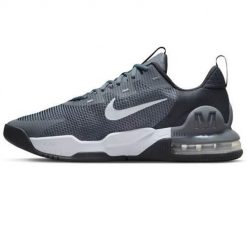 Buty treningowe męskie Nike Air Max Alpha Trainer 5. Szare buty treningowe Nike, bez wzorów, z materiału, na fitness i siłownię, nike air max. Za 424.00 zł.