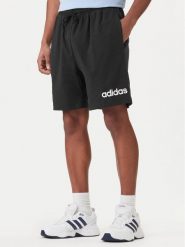 Adidas Szorty sportowe Essentials Linear JE9012 Czarny Regular Fit. Czarne krótkie spodenki sportowe Adidas, m, bez wzorów, z bawełny. Za 139.99 zł.