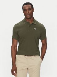 Barbour Polo Original Sports MML0358OL71 Zielony Tailored Fit. Zielone koszulki polo Barbour, l, bez wzorów, z bawełny, bez kołnierzyka, bez ramiączek. Za 259.99 zł.