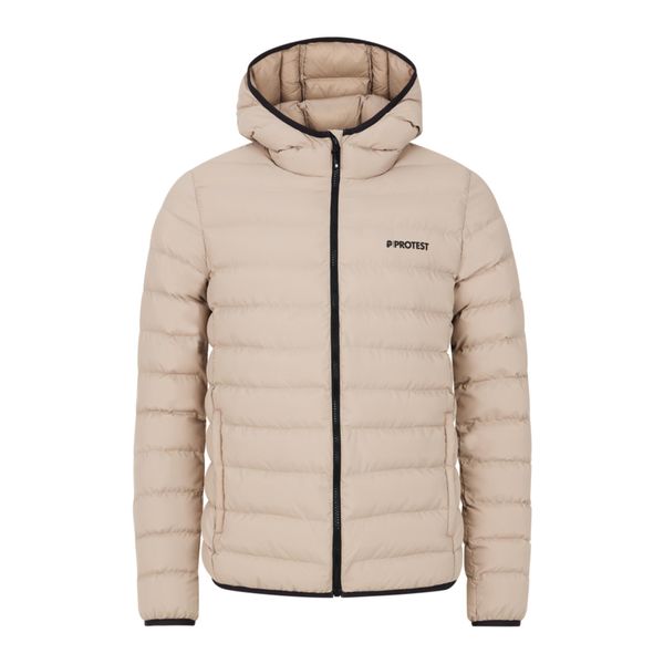 Protest PRTBASSO outdoor pufferjacket - BambooBeige. Brązowe kurtki outdoor i hardshell Protest, m, bez wzorów, bez kaptura. Za 380.50 zł.