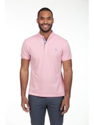 The Time of Bocha Koszulka polo w kolorze jasnoróżowym rozmiar: S. Różowe koszulki polo The Time of Bocha, s, bez wzorów, z bawełny, bez kołnierzyka, bez ramiączek. Za 104.99 zł.