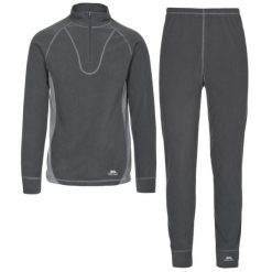 Trespass Thriller - B Warstwa bazowa unisex M/polar Cement X. Szare bluzy z polaru Trespass, m, bez wzorów, z polaru, bez kaptura. Za 282.99 zł.