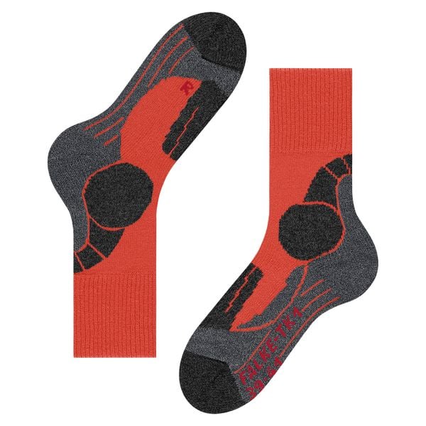 Skarpetki Falke TK1 Adventure. Brązowe skarpety Falke, bez wzorów, z wełny. Za 171.00 zł.