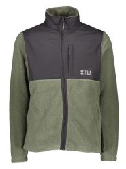 Sublevel Kurtka polarowa w kolorze zielono-szarym rozmiar: L. Zielone kurtki Sublevel, l, bez wzorów, z polaru, bez kaptura. Za 140.53 zł.