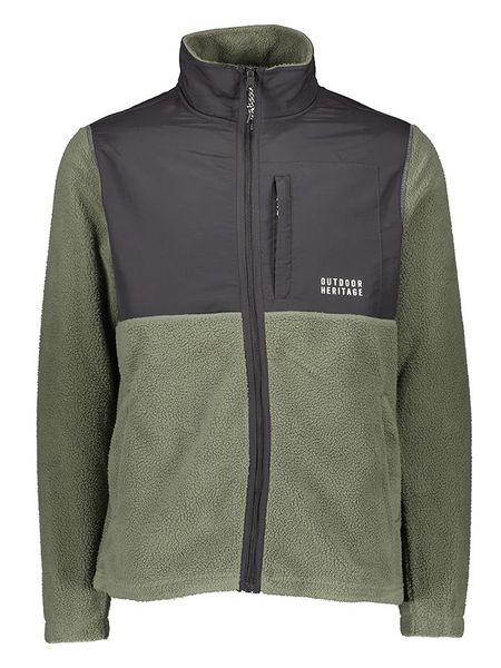 Sublevel Kurtka polarowa w kolorze zielono-szarym rozmiar: L. Zielone kurtki Sublevel, l, bez wzorów, z polaru, bez kaptura. Za 140.53 zł.