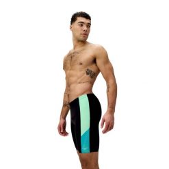 Spodenki pływackie męskie Speedo Dive Spl Jam. Zielone krótkie spodenki sportowe Speedo, m, bez wzorów. Za 151.98 zł.