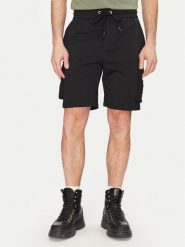 Moose Knuckles Szorty sportowe Hartsfield M14MR794 Czarny Regular Fit. Czarne krótkie spodenki sportowe Moose Knuckles, m, bez wzorów, z bawełny. Za 709.99 zł.